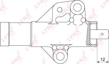 LYNXauto PT-1037 - Smorzatore vibrazioni, Cinghia dentata autozon.pro