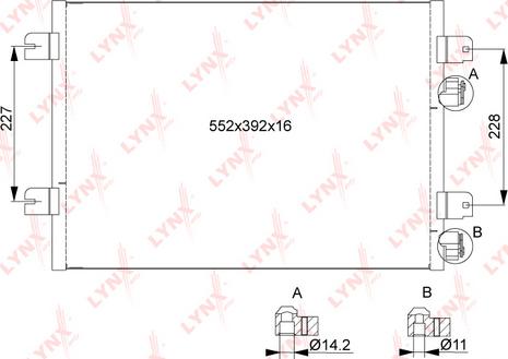 LYNXauto RC-0417 - Condensatore, Climatizzatore autozon.pro