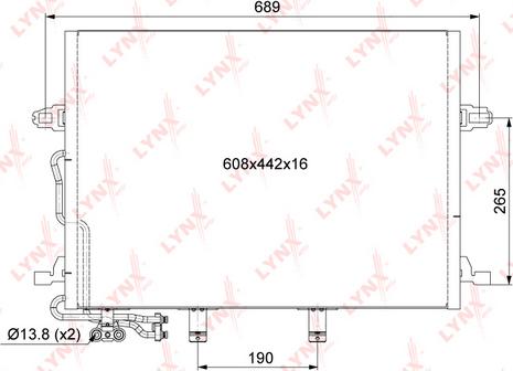 LYNXauto RC-0332 - Condensatore, Climatizzatore autozon.pro