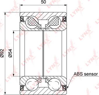 LYNXauto WB-1423 - Kit cuscinetto ruota autozon.pro