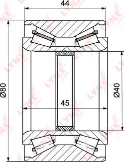 LYNXauto WB-1511 - Kit cuscinetto ruota autozon.pro