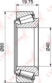 LYNXauto WB-1097 - Kit cuscinetto ruota autozon.pro