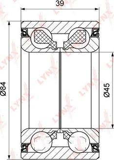 LYNXauto WB-1162 - Kit cuscinetto ruota autozon.pro