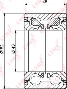 LYNXauto WB-1121 - Kit cuscinetto ruota autozon.pro