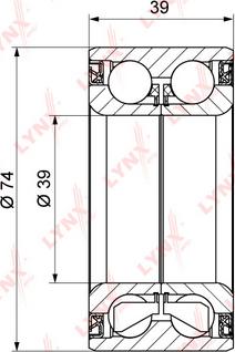 LYNXauto WB-1246 - Kit cuscinetto ruota autozon.pro