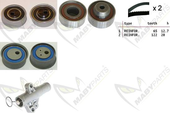 Mabyparts OBK010458 - Kit cinghie dentate autozon.pro