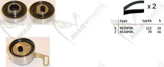 Mabyparts OBK010464 - Kit cinghie dentate autozon.pro