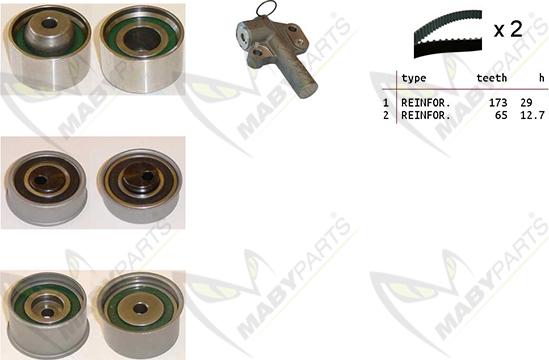 Mabyparts OBK010518 - Kit cinghie dentate autozon.pro