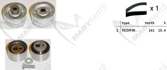 Mabyparts OBK010094 - Kit cinghie dentate autozon.pro