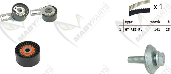 Mabyparts OBK010041 - Kit cinghie dentate autozon.pro