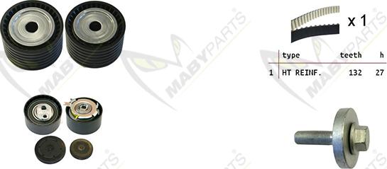 Mabyparts OBK010147 - Kit cinghie dentate autozon.pro