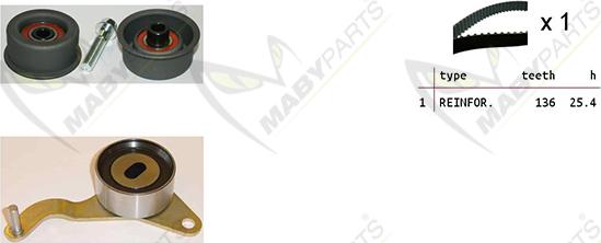 Mabyparts OBK010169 - Kit cinghie dentate autozon.pro