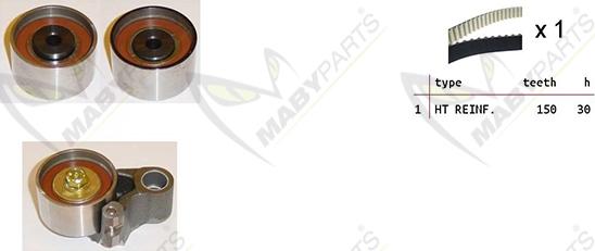 Mabyparts OBK010189 - Kit cinghie dentate autozon.pro