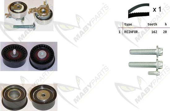 Mabyparts OBK010133 - Kit cinghie dentate autozon.pro