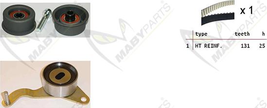 Mabyparts OBK010178 - Kit cinghie dentate autozon.pro