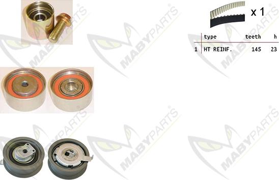 Mabyparts OBK010342 - Kit cinghie dentate autozon.pro