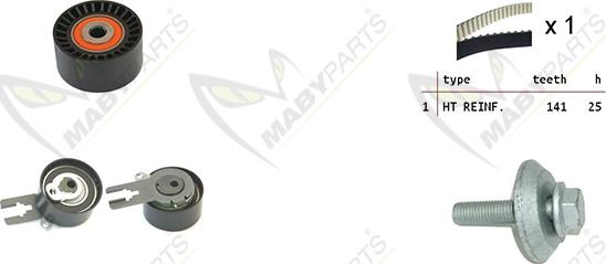 Mabyparts OBK010304 - Kit cinghie dentate autozon.pro