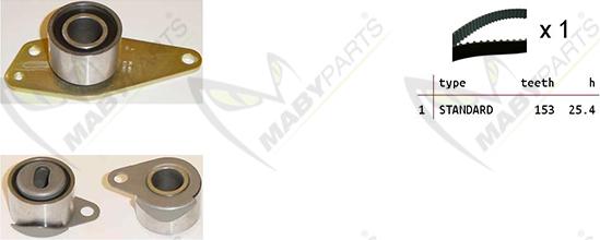 Mabyparts OBK010302 - Kit cinghie dentate autozon.pro