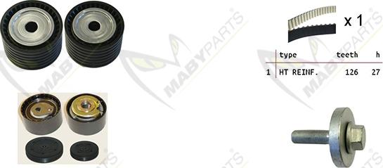 Mabyparts OBK010339 - Kit cinghie dentate autozon.pro