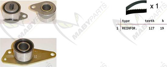 Mabyparts OBK010335 - Kit cinghie dentate autozon.pro