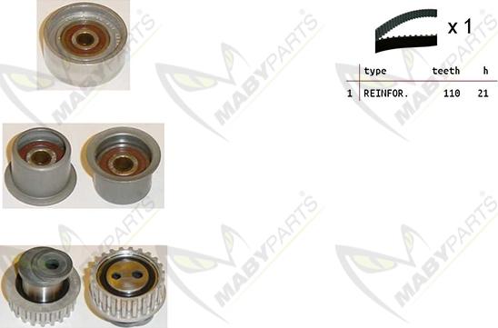 Mabyparts OBK010327 - Kit cinghie dentate autozon.pro