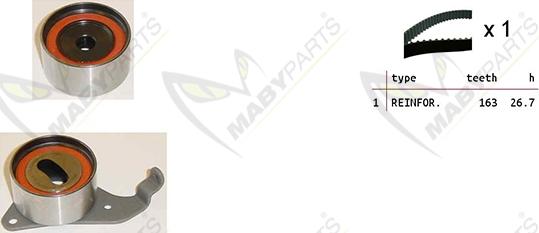 Mabyparts OBK010263 - Kit cinghie dentate autozon.pro