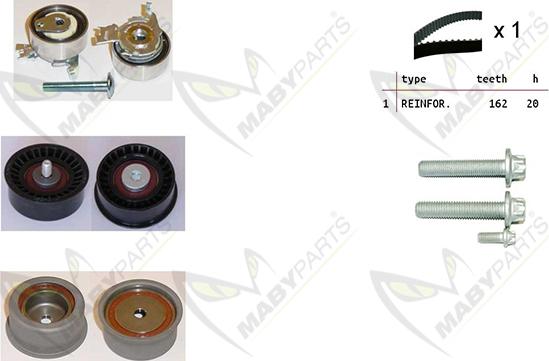 Mabyparts OBK010213 - Kit cinghie dentate autozon.pro