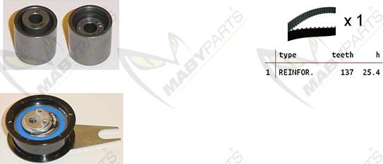 Mabyparts OBK010238 - Kit cinghie dentate autozon.pro