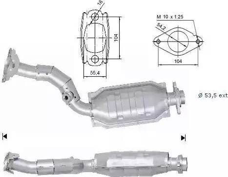 Magnaflow 65607 - Catalizzatore autozon.pro