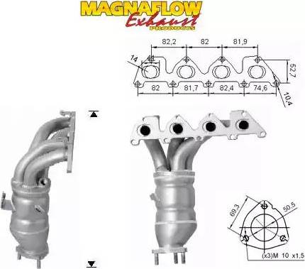 Magnaflow 68812 - Catalizzatore autozon.pro