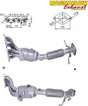 Magnaflow 62501 - Catalizzatore autozon.pro