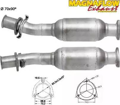 Magnaflow 80965D - Catalizzatore autozon.pro