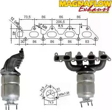 Magnaflow 75805 - Catalizzatore autozon.pro