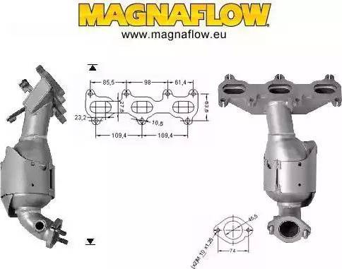 Magnaflow 73417 - Catalizzatore autozon.pro