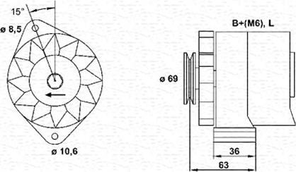 Magneti Marelli 944346033010 - Alternatore autozon.pro