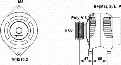 Magneti Marelli 944356935010 - Alternatore autozon.pro