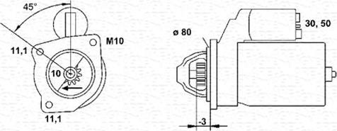 Magneti Marelli 944251059010 - Motorino d'avviamento autozon.pro