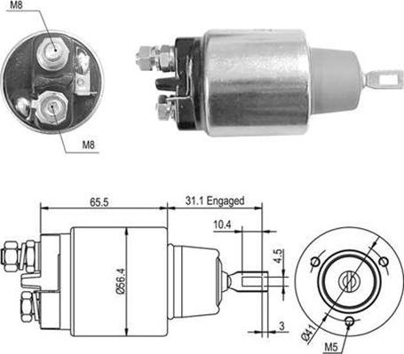 Magneti Marelli 940113050465 - Elettromagnete, Motore d'avviamento autozon.pro