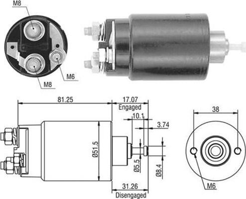 Magneti Marelli 940113050404 - Elettromagnete, Motore d'avviamento autozon.pro