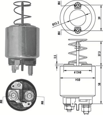 Magneti Marelli 940113050486 - Elettromagnete, Motore d'avviamento autozon.pro