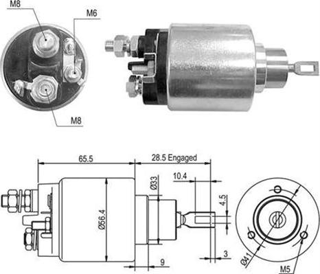 Magneti Marelli 940113050429 - Elettromagnete, Motore d'avviamento autozon.pro