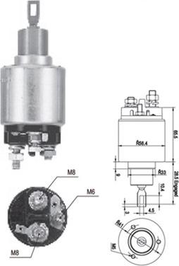 Magneti Marelli 940113050558 - Elettromagnete, Motore d'avviamento autozon.pro