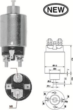 Magneti Marelli 940113050566 - Elettromagnete, Motore d'avviamento autozon.pro