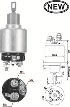 Magneti Marelli 940113050563 - Elettromagnete, Motore d'avviamento autozon.pro