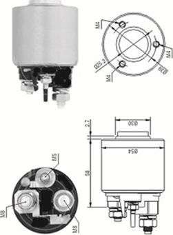 Magneti Marelli 940113050571 - Elettromagnete, Motore d'avviamento autozon.pro