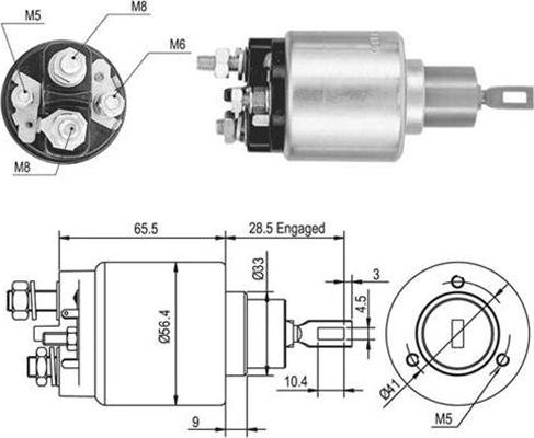 Magneti Marelli 940113050048 - Elettromagnete, Motore d'avviamento autozon.pro