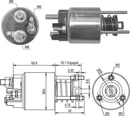 Magneti Marelli 940113050016 - Elettromagnete, Motore d'avviamento autozon.pro