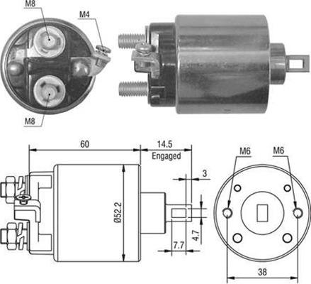 Magneti Marelli 940113050022 - Elettromagnete, Motore d'avviamento autozon.pro