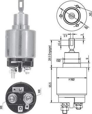 Magneti Marelli 940113050126 - Elettromagnete, Motore d'avviamento autozon.pro