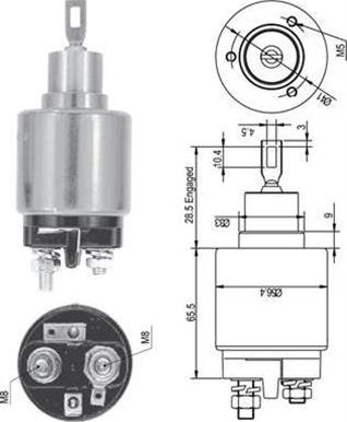 Magneti Marelli 940113050127 - Elettromagnete, Motore d'avviamento autozon.pro